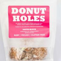Donut Holes · raw cashews, raw walnuts, dates, shredded coconut, maple syrup, cinnamon, nutmeg, vanilla, p...
