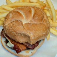 Bacon Burger · With cheese.