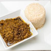Cassava Leaf · Top rated. Served with rice.