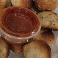 Garlic Knots · served with marinara sauce on the side
