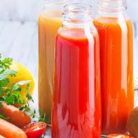 Create Your Own Juice · Choice of up to three fruits or vegetables to be squeezed.
