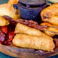 Pu Pu Platter · For one or two.
If you would like to substitute any item, please place in comment.