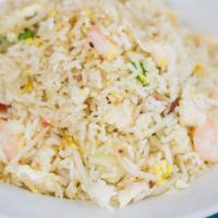 House Special Fried Rice · Fried rice with chicken, shrimp and pork.