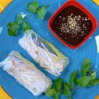 Fresh Tofu Rolls · Sauteed Tofu with fresh vegetables wrap in RICE paper served with peanut sauce