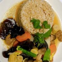 Sauteed Vegetables With Tofu · Mixed vegetable with tofu choice or rice
