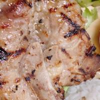 Vietnamese Grilled Pork Chop · Served with choice of rice.