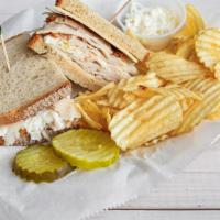 Turkey  Special · Fresh turkey with 1000 island dressing, Swiss cheese and coleslaw on rye bread.