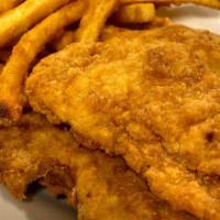 Chicken Fingers (4 Count )  · Served with honey mustard.