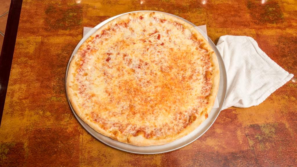 Plain Cheese Pizza (Large) · Classic cheese or create your own pizza. Available from 10:30am.