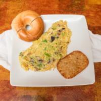 Vegetable Omelette · Green peppers, onions, broccoli, and mushrooms.