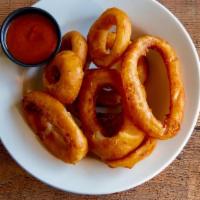 Onion Rings · Fried onion rings.