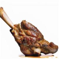 Lamb Shanks (3Pc) Naan + Aromatic Basmati Rice · Chef's Secret Marination on a lamb Shank. Then the Shanks are Steamed with Perfect Temperatu...