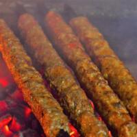 Chicken Seekh Kabab 2Pc  · Ground chicken kabab with Aromatic Basmati Rice. (Big Size 2pc)