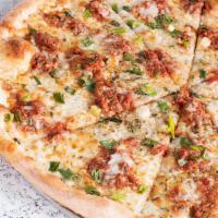 Spicy Pulled Pork With Scallion Pizza (16