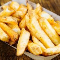 French Fries · Lightly seasoned crispy shore fries.