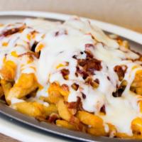 Loaded Fries · With bacon, cheddar and mozzarella cheese.
