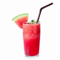 Watermelon Smoothie · Freshly made watermelon smoothie.