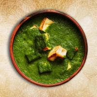Cottage Cheese & Spinach · Indian cottage cheese cubes in a mild, spiced smooth spinach sauce and creamy dish is made w...