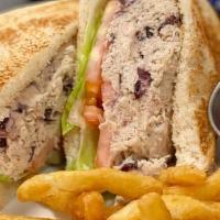 Dillberry Chicken Salad Sandwich · Freshly made, white meat chicken salad with sun-dried cranberries on your choice of bread wi...