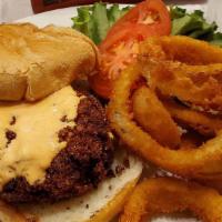 Fried Crab Cake Sandwich · With roasted red pepper aioli, lettuce and tomatoes.