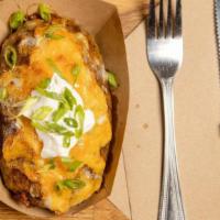 Loaded Baked Potato · butter, sour cream, cheddar, bacon, scallions