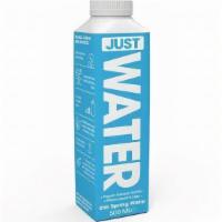 Just Water - 100% Spring Just Water · 100% Spring Water