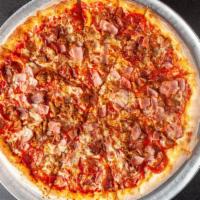 Meat Lovers Pizza · Pepperoni, sausage, meatball, bacon and ham.