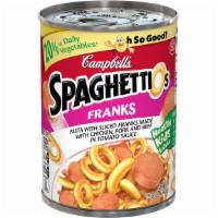Campbell'S Spaghettios Pasta With Franks · 15.6 Oz