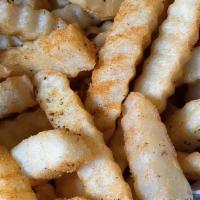 Tavern Fries · Choose from traditional or old-bay spiced.
Or Load-Em-Up w/ additional toppings!