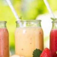 Fruit Smoothies · Fruit puree blended with ice