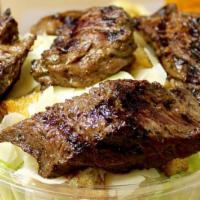 Smokehouse Steak Tip (1/2 Tray) · New. Char-grilled steak tips marinated and our own Caesar dressing.