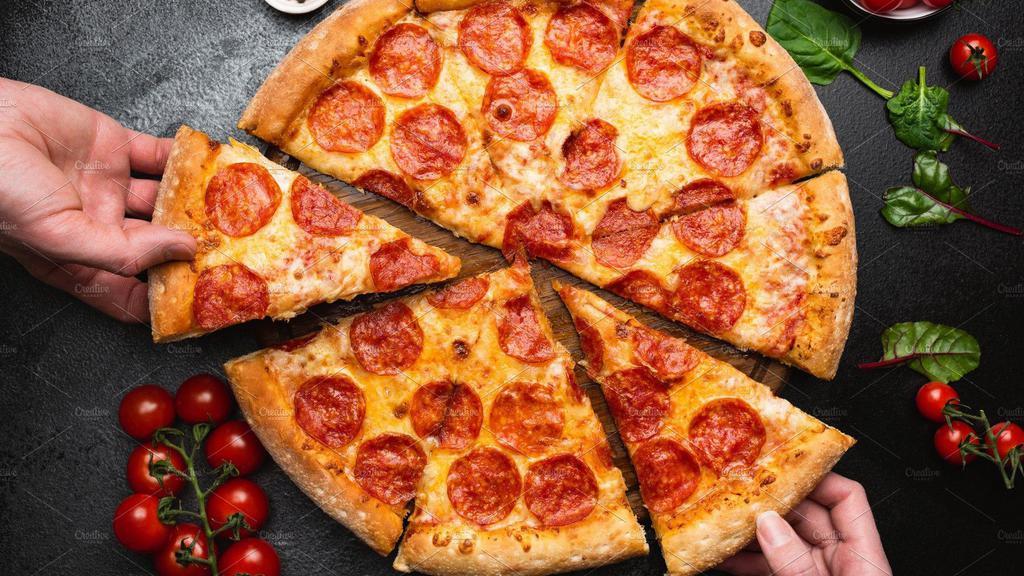 Party Special (5 Medium (12 Inch) Cheese Or Pepperoni With 2 Liter Soda · 5 Medium (12 inch) cheese or pepperoni with 2 liter soda.