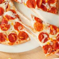 Party Special (5 Large Cheese Or Pepperoni Pizza With Two 2 Liter Soda) · 5 Large cheese or pepperoni pizza with two 2 liter soda.