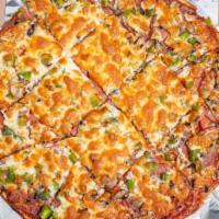 Quality Special Pizza · Pepperoni, sausage, mushrooms, onion, green peppers and olives.