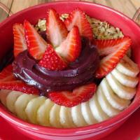 Acai Bowl / Açai Na Tigela · • Comes With: Strawberry, banana, granola and honey. Additional extras will be charged separ...