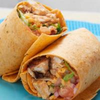 Af Signature Wrap · Chicken or steak, turkey bacon, cheddar cheese, mixed greens, tomatoes, red onions and zero-...