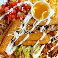 Chicken & Yucca Bowl* · Your choice bowl served with grilled chicken, yucca fries, mexican rice, pinto beans, pico d...
