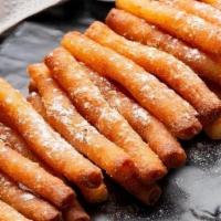 Dough Fries · Delicious fried dough strips. The interior stays warm and soft while the exterior crisps to ...