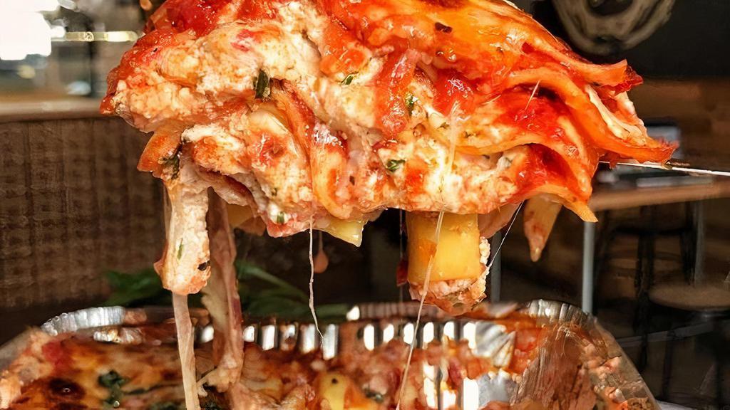 Cheese Lasagna · ricotta, grated romano, mozzarella, tomato sauce