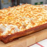 10 X 14 Detroit Style Cheese Pizza · Detroit Style Thick Crust Pizza