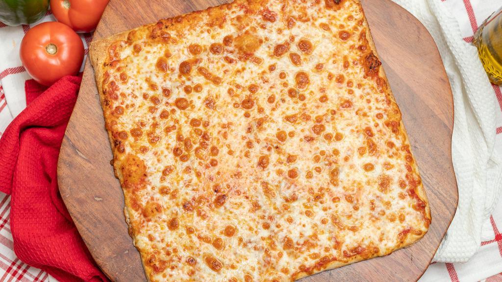 14X14 Square Thin Crust Cheese Pizza · Mozzarella Cheese & Original Sauce