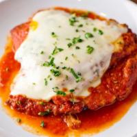 Baked Cheese Manicotti Parmigiana · Served fresh with ricotta, mozzarella, and parmesan cheese, with herbs and tomato sauce.