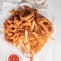 Fried Shrimp Plate (Fries) · 