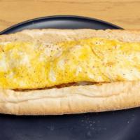 Aj'S Special Sandwich · Favorite. Breakfast on a roll. Three eggs, cheese, choice of meat and home fries on a foot l...