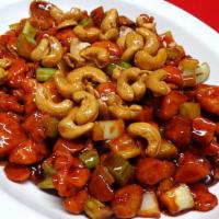 Chicken With Cashew Nuts · served with steamed rice