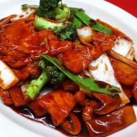 Chicken With Mixed Vegetables  · served with steamed rice