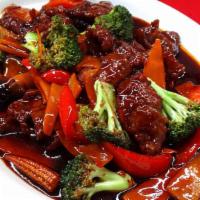 Hunan Beef · spicy. served with steamed rice