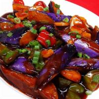 Eggplant In Garlic Sauce · spicy. served with steamed rice
