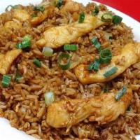 Chicken Fried Rice · Stir fried rice.