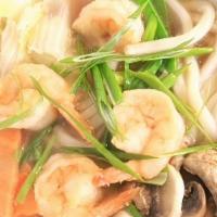 Udon Noodle Soup · Japanese pasta & veg in house special soup.